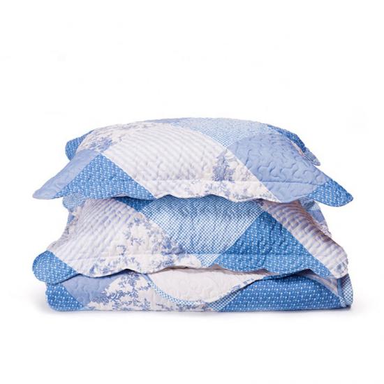 cxmicrotex Blue Rose Cuilt Clóbhuailte Leapa Leapa Set Set Patchwork