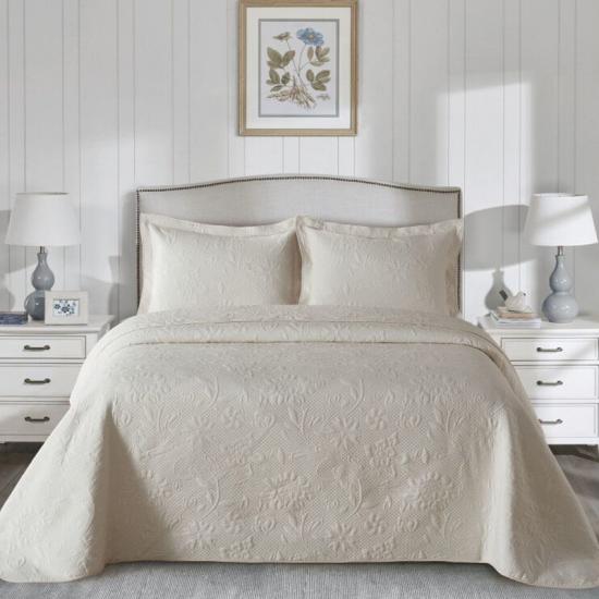 cxmicrotex Jacquard Bróidnithe Cuilt Set Bailiúchán Só Leapa Leapa