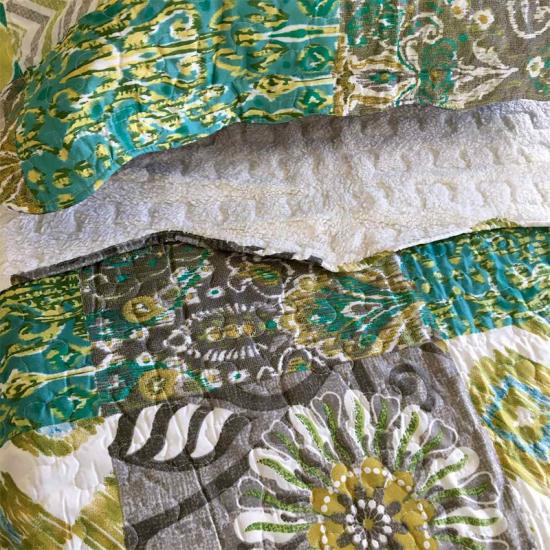 Patchwork Sherpa Cuilt Agus Seam Set
